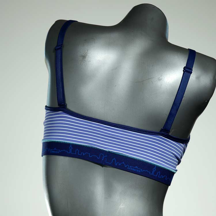 attraktive bunte farbige handgemachte Bikini Top, sportliche Bademode für Damen thumbnail