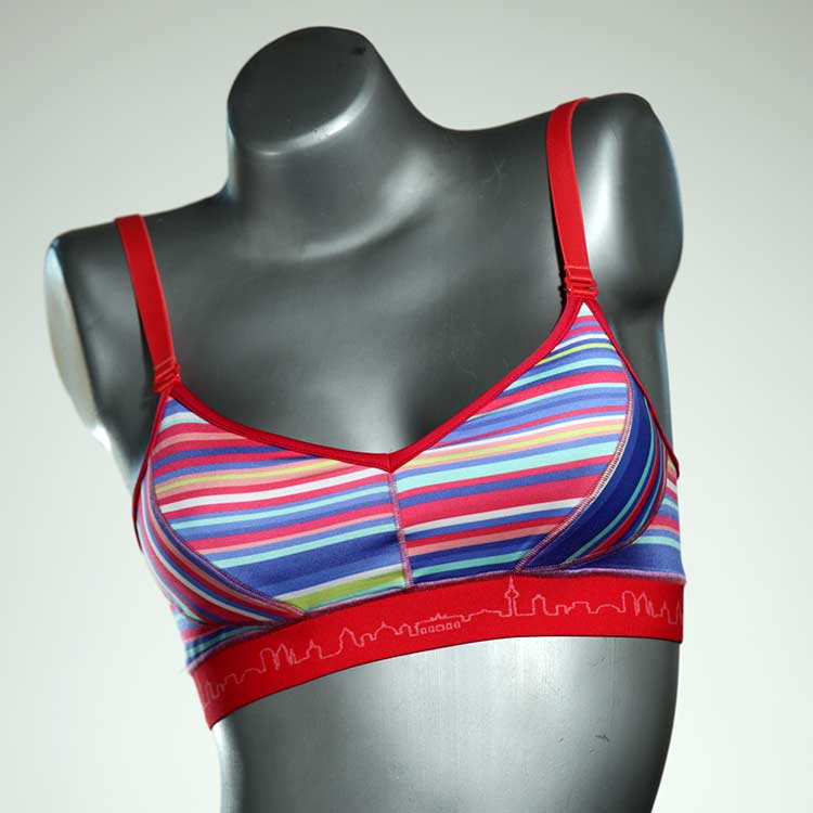 bunte günstige attraktive schöne Bikini Top, sportliche Bademode für Damen