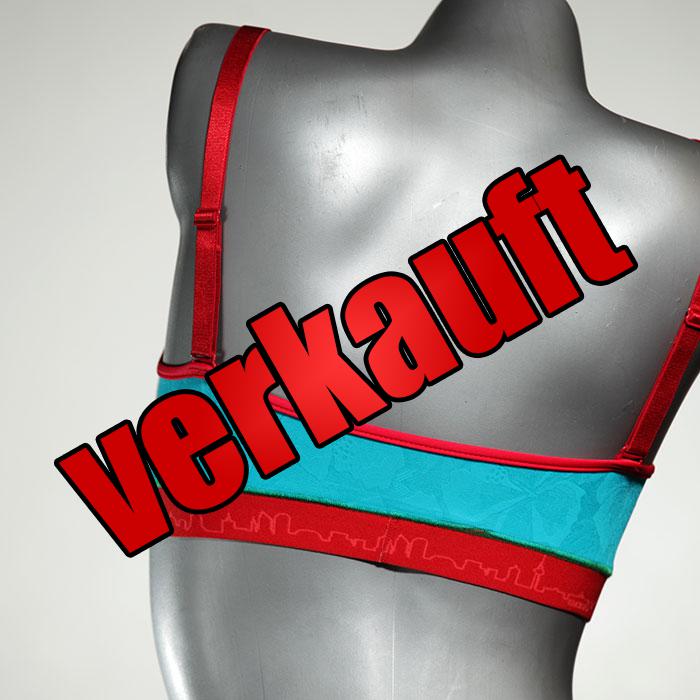 attraktive sexy handgemachte gemusterte Bikini Top, sportliche Bademode für Damen