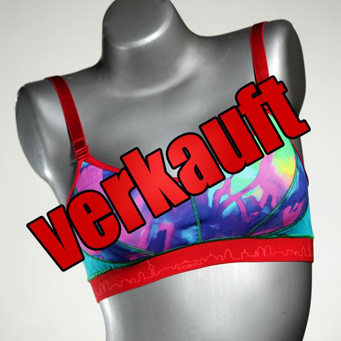 attraktive sexy handgemachte gemusterte Bikini Top, sportliche Bademode für Damen