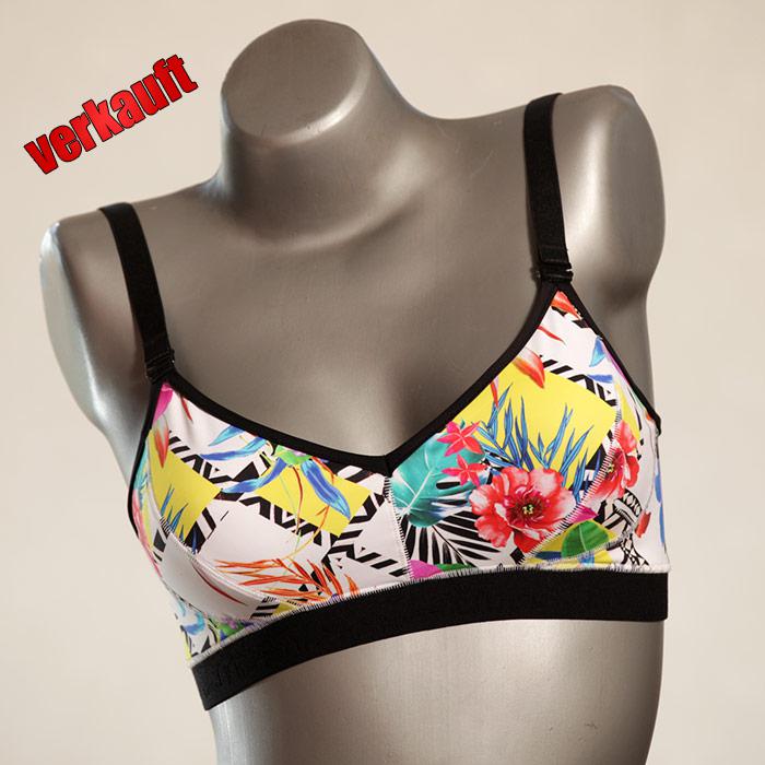 handgemachte attraktive farbige bunte Bikini Top, sportliche Bademode für Damen