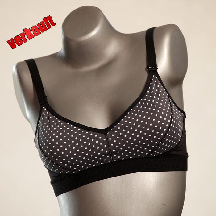 schöne ökologische attraktive handgemachte Bikini Top, sportliche Bademode für Damen