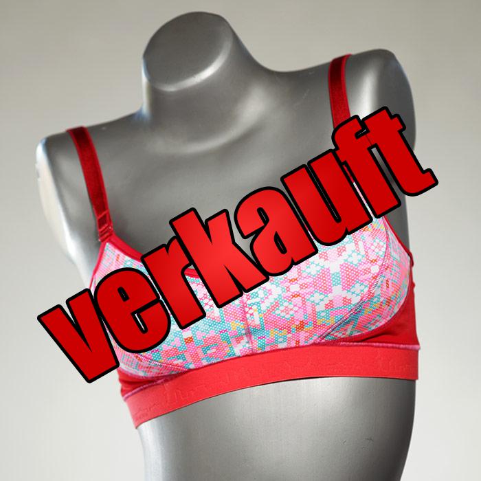 bunte attraktive farbige ökologische Bikini Top, sportliche Bademode für Damen