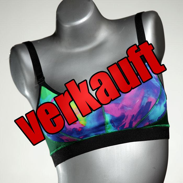 handgemachte attraktive schöne ökologische Bikini Top, sportliche Bademode für Damen