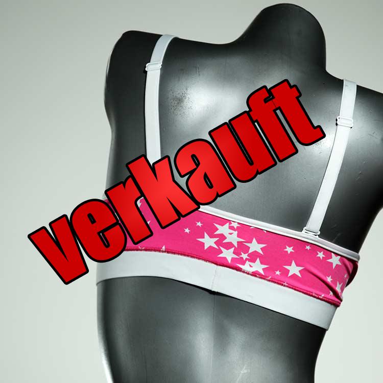 bequeme gemusterte attraktive schöne Bikini Top, sportliche Bademode für Damen