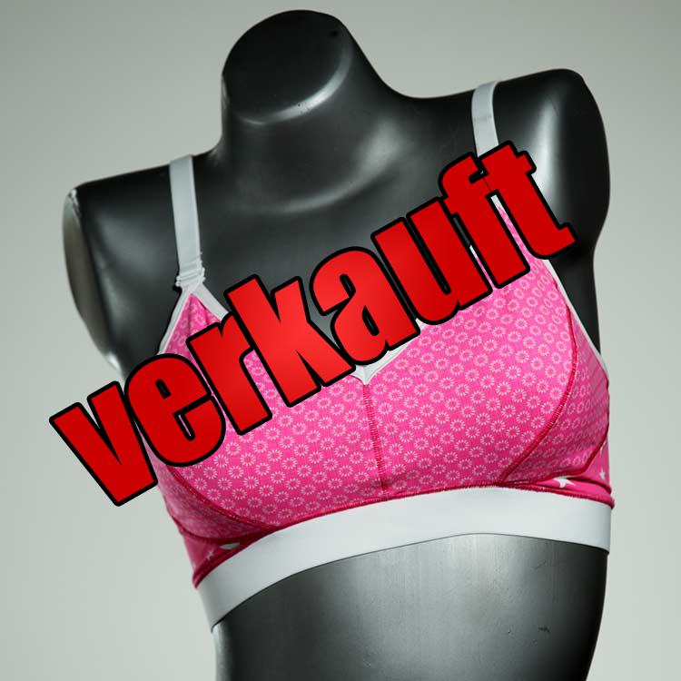 bequeme gemusterte attraktive schöne Bikini Top, sportliche Bademode für Damen