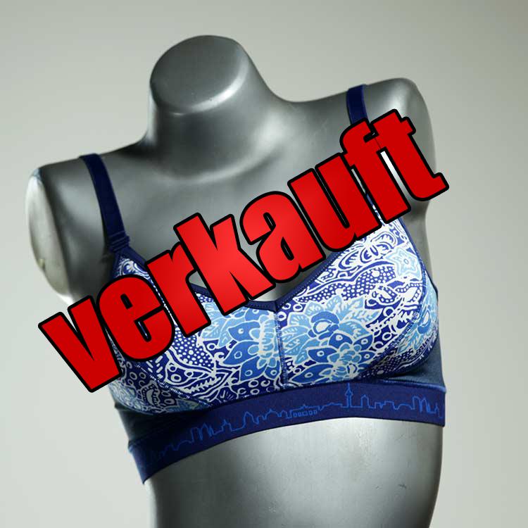 süße attraktive bequeme gemusterte Bikini Top, sportliche Bademode für Damen