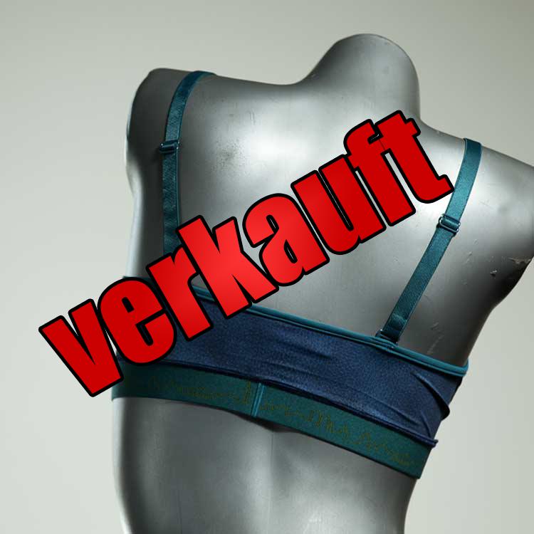 farbige gemusterte süße handgemachte Bikini Top, sportliche Bademode für Damen