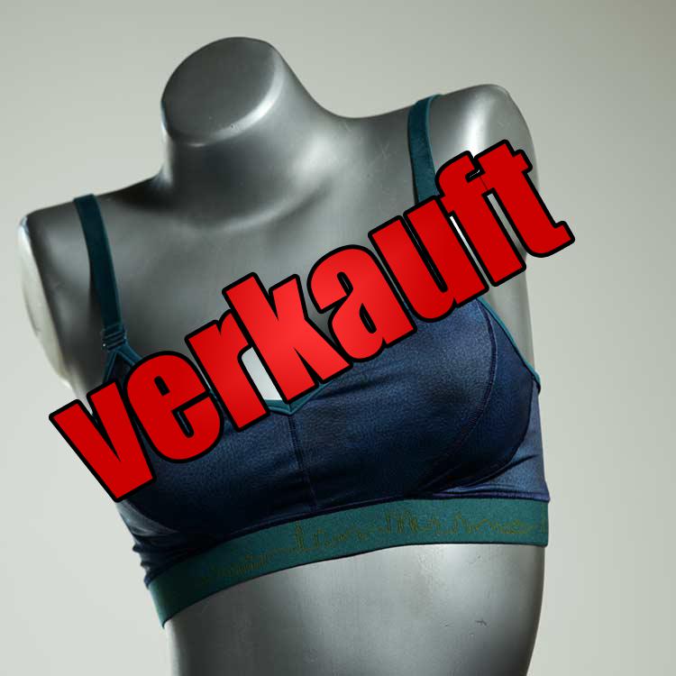 farbige gemusterte süße handgemachte Bikini Top, sportliche Bademode für Damen