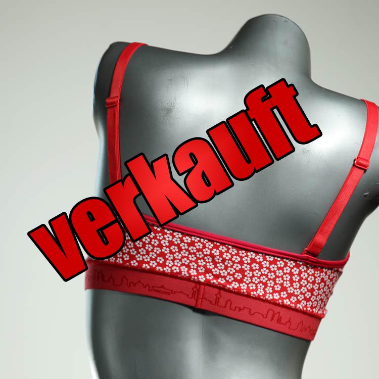 süße günstige gemusterte bequeme Bikini Top, sportliche Bademode für Damen