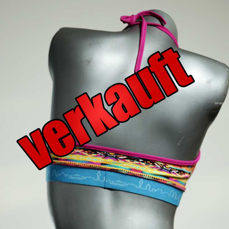 bunte schöne sexy attraktive Bikini Top, sportliche Bademode für Damen
