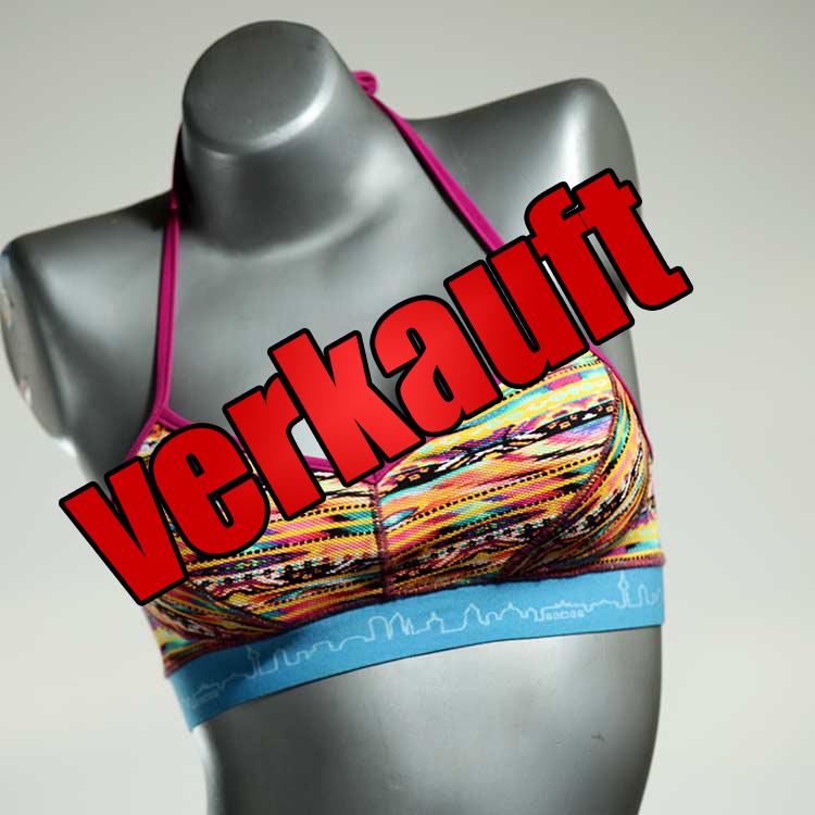 bunte schöne sexy attraktive Bikini Top, sportliche Bademode für Damen
