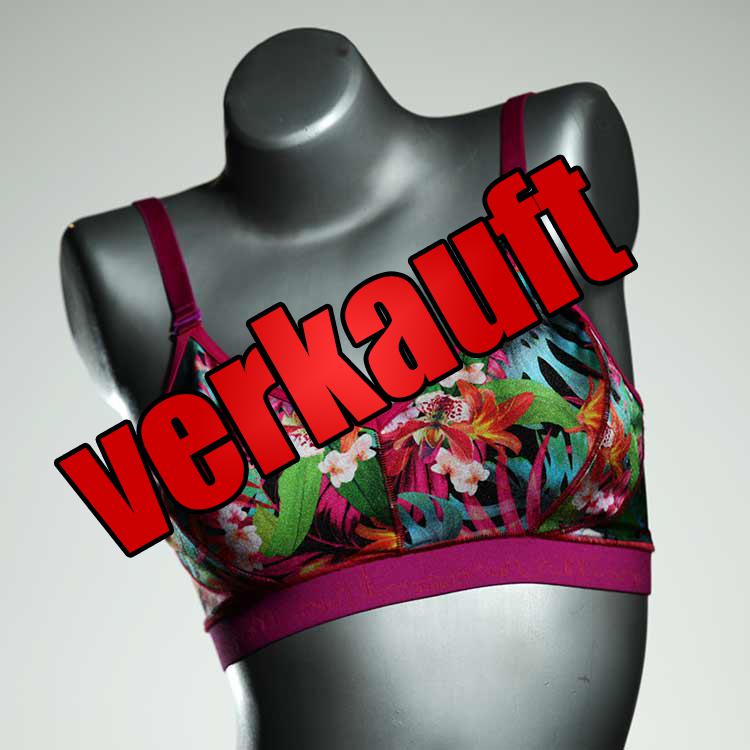 ökologische handgemachte bequeme nachhaltige Bikini Top, sportliche Bademode für Damen