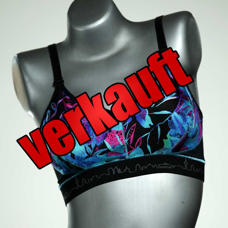 preiswerte gemusterte ökologische süße Bikini Top, sportliche Bademode für Damen