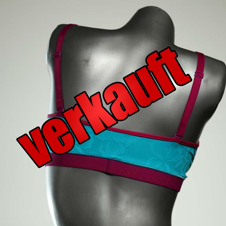 sexy schöne gemusterte bunte Bikini Top, sportliche Bademode für Damen