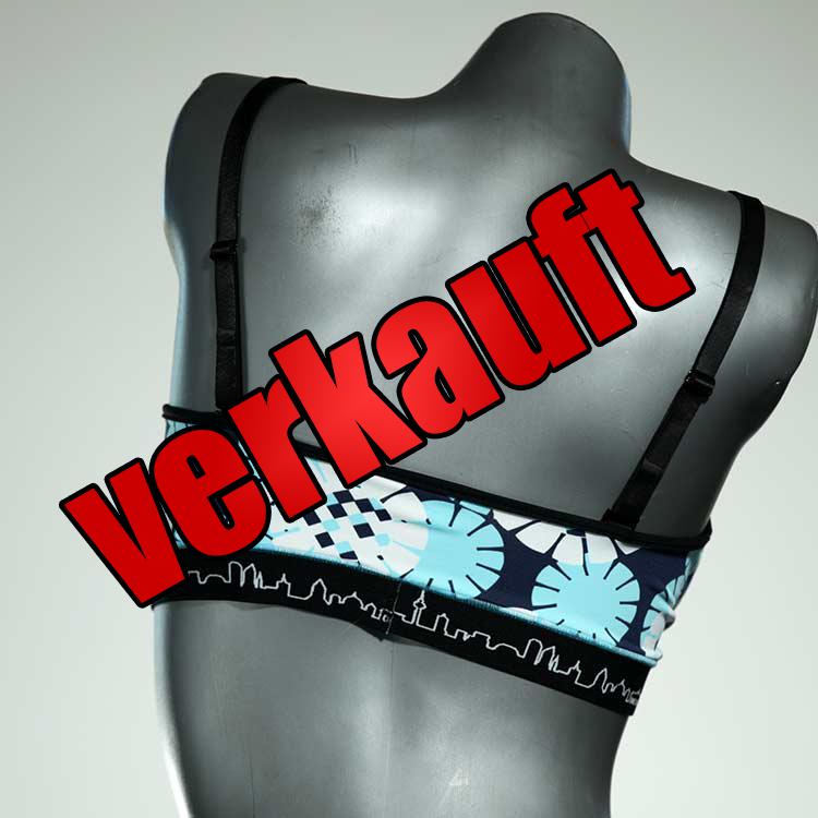 sexy attraktive schöne gemusterte Bikini Top, sportliche Bademode für Damen