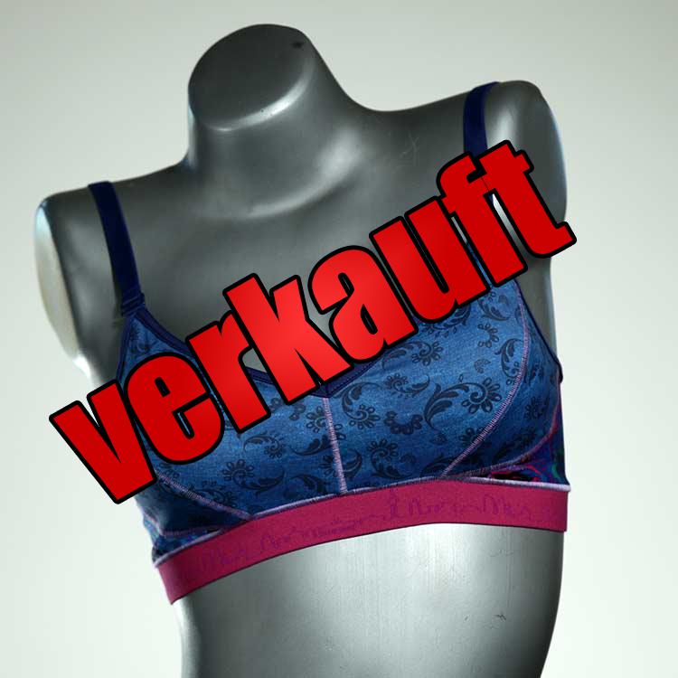 handgemachte attraktive günstige bunte Bikini Top, sportliche Bademode für Damen