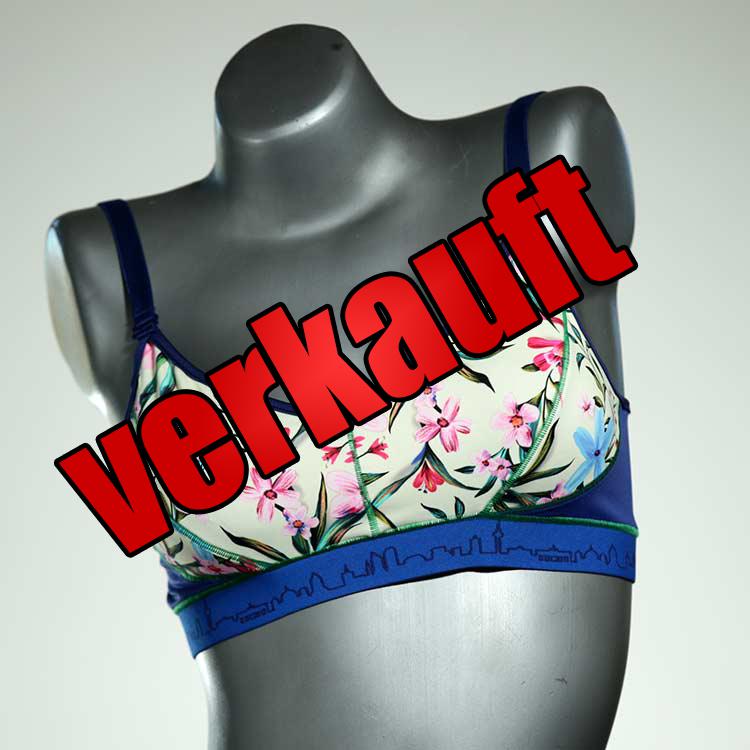 gemusterte bunte süße attraktive Bikini Top, sportliche Bademode für Damen