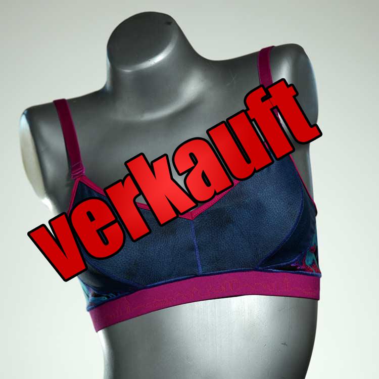 attraktive preiswerte farbige handgemachte Bikini Top, sportliche Bademode für Damen