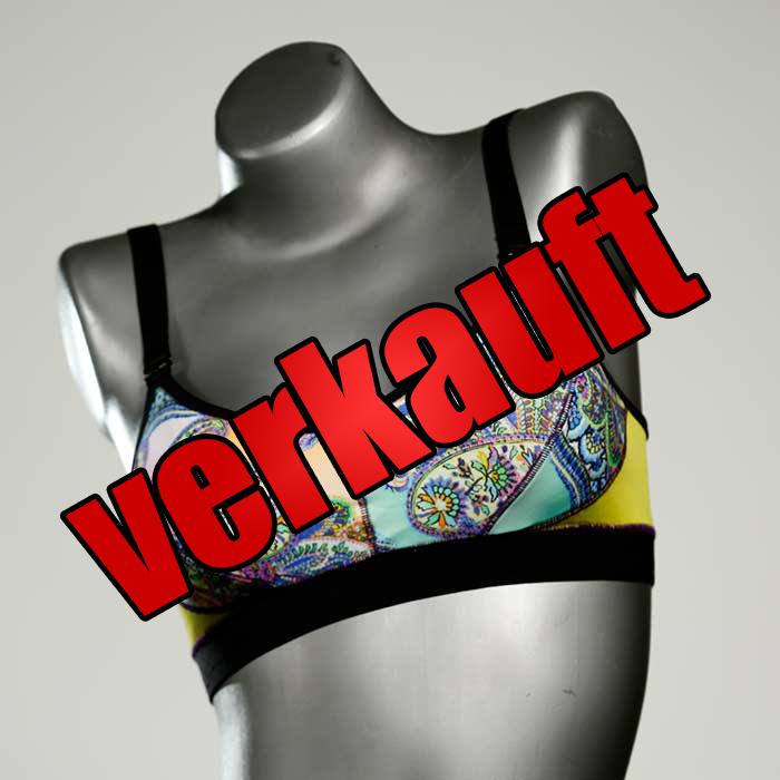 schöne süße sexy gemusterte Bikini Top, sportliche Bademode für Damen