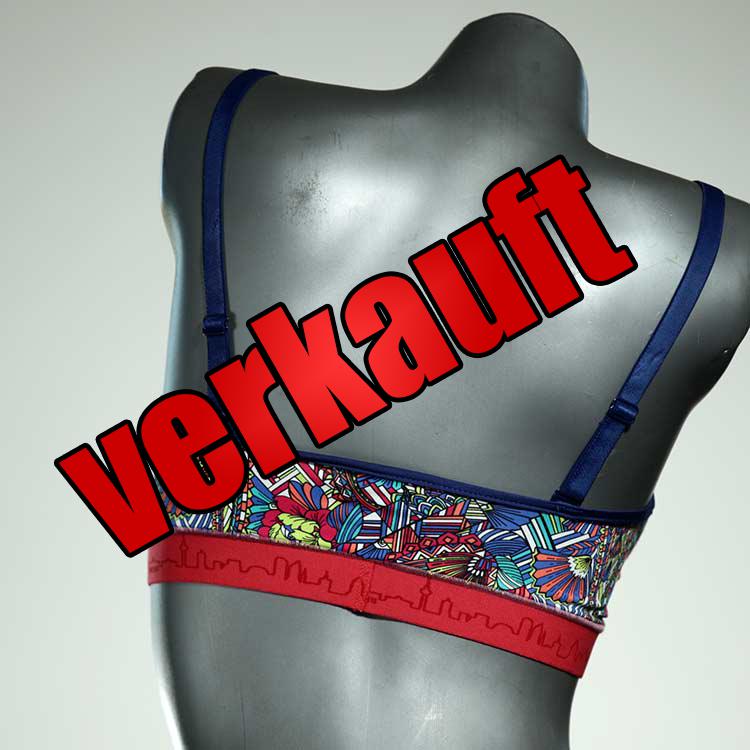 bunte günstige gemusterte süße Bikini Top, sportliche Bademode für Damen