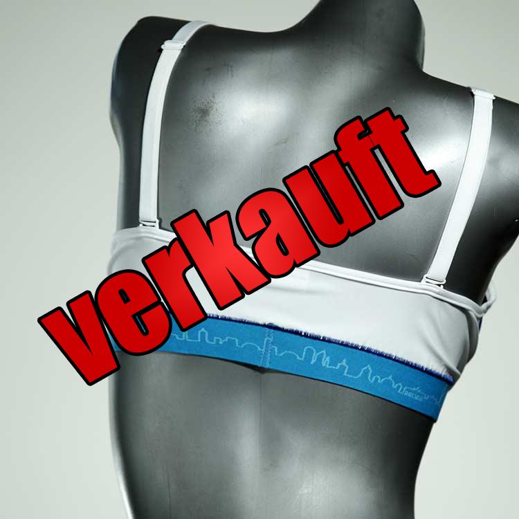 farbige handgemachte attraktive süße Bikini Top, sportliche Bademode für Damen