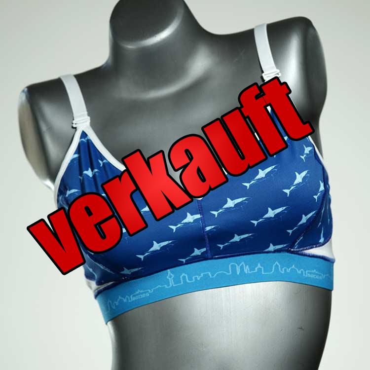 farbige handgemachte attraktive süße Bikini Top, sportliche Bademode für Damen