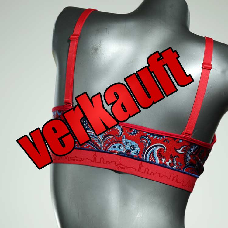 ökologische handgemachte farbige süße Bikini Top, sportliche Bademode für Damen