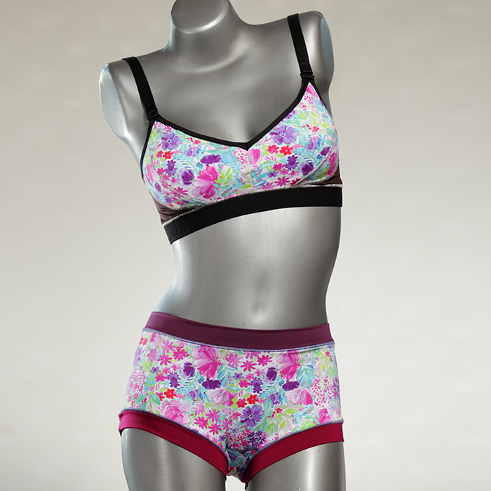 farbige  handgemachte günstige Bikini Set, sportliche Bademode für Damen thumbnail