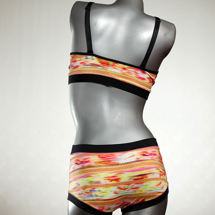 farbige attraktive schöne nachhaltige Bikini Set, sportliche Bademode für Damen thumbnail