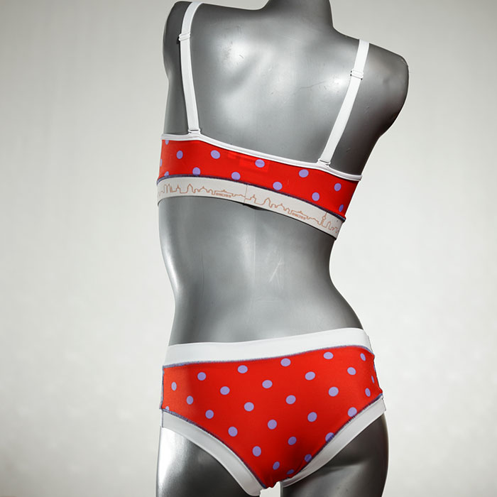 sexy gemusterte bequeme handgemachte Bikini Set, sportliche Bademode für Damen thumbnail