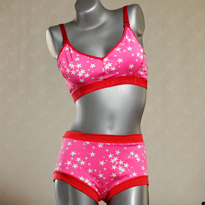 ökologische handgemachte farbige süße Bikini Set, sportliche Bademode für Damen thumbnail