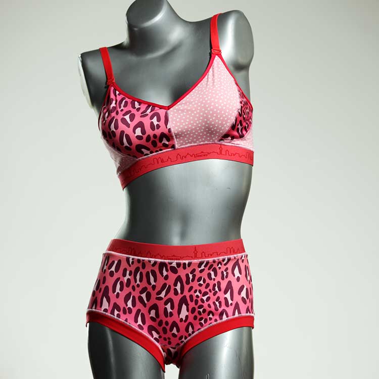 bequeme attraktive gemusterte schöne Bikini Set, sportliche Bademode für Damen