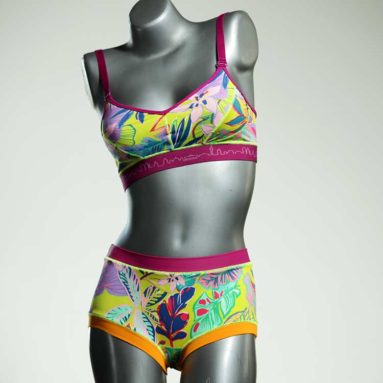 handgemachte süße ökologische farbige Bikini Set, sportliche Bademode für Damen thumbnail