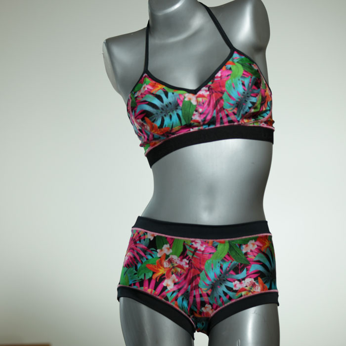 attraktive schöne bequeme bunte Bikini Set, sportliche Bademode für Damen thumbnail