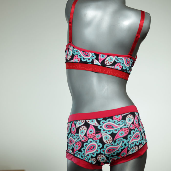 nachhaltige  gemusterte farbige Bikini Set, sportliche Bademode für Damen thumbnail