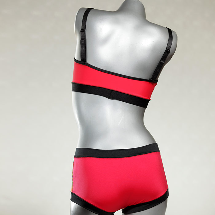 attraktive farbige gemusterte preiswerte Bikini Set, sportliche Bademode für Damen thumbnail