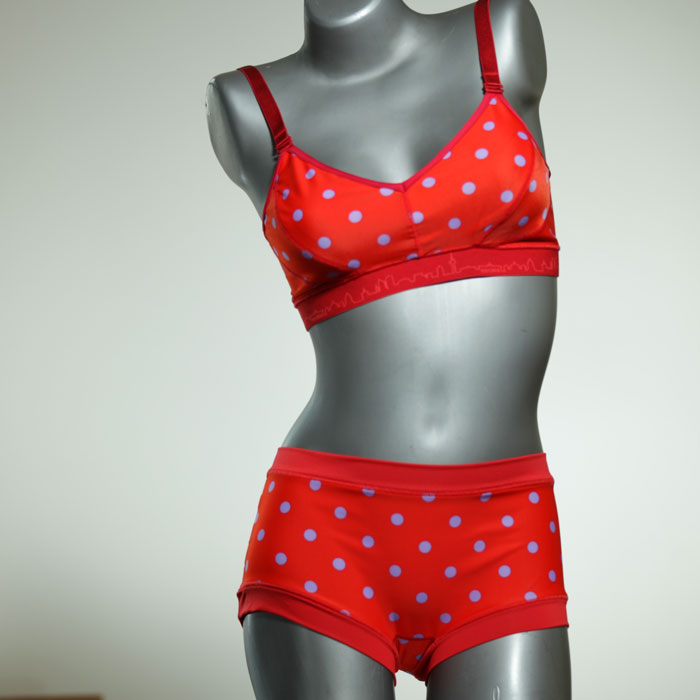 attraktive günstige nachhaltige gemusterte Bikini Set, sportliche Bademode für Damen thumbnail