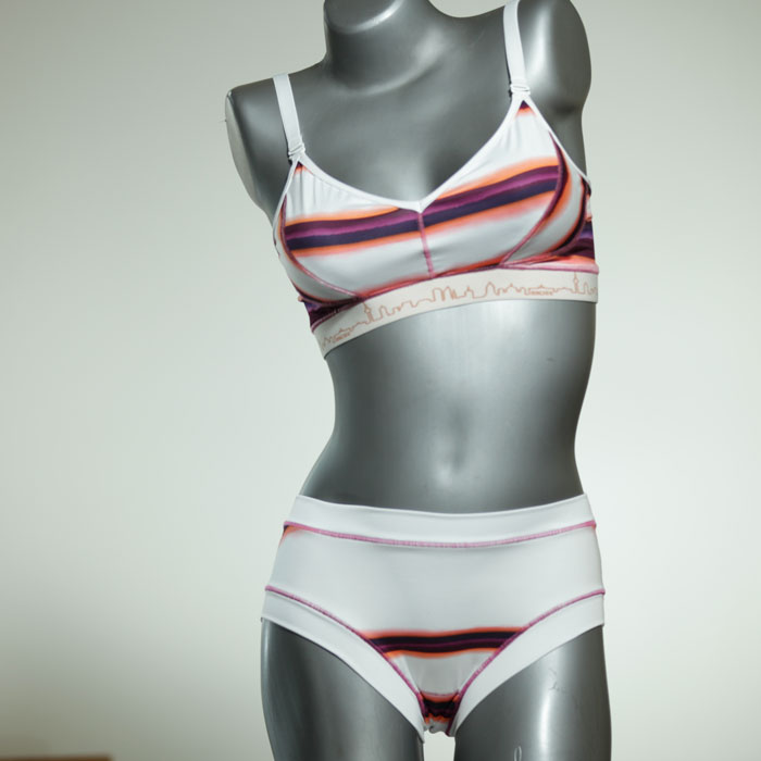 bunte nachhaltige farbige sexy Bikini Set, sportliche Bademode für Damen thumbnail