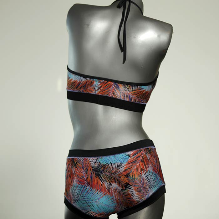 nachhaltige attraktive bequeme gemusterte Bikini Set, sportliche Bademode für Damen thumbnail