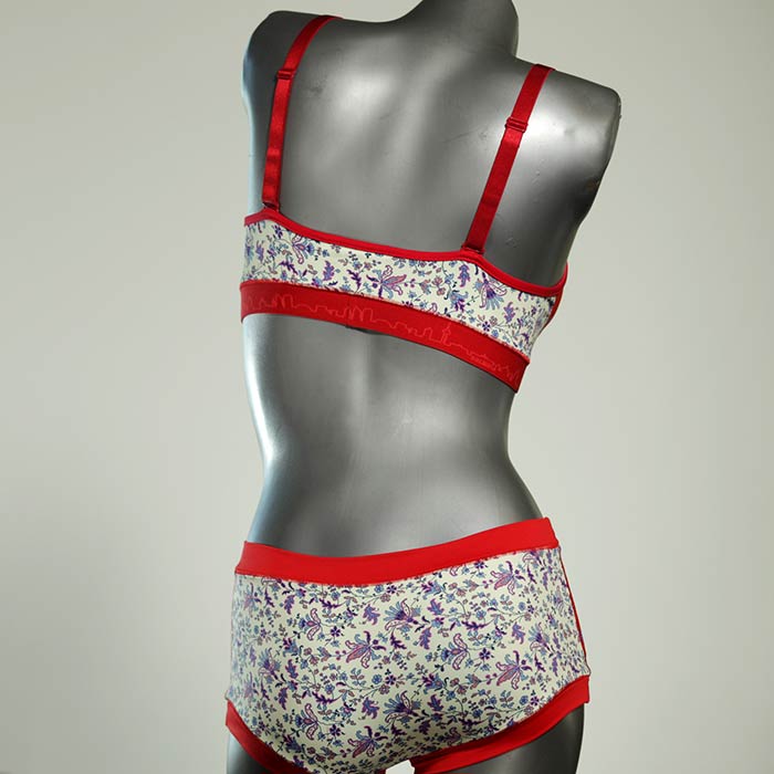 attraktive bunte gemusterte ökologische Bikini Set, sportliche Bademode für Damen thumbnail