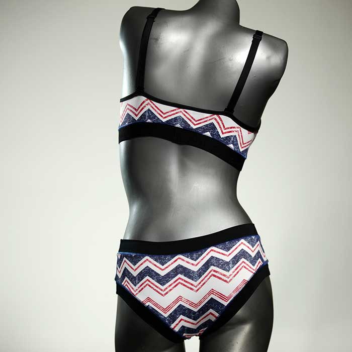 farbige bunte handgemachte preiswerte Bikini Set, sportliche Bademode für Damen thumbnail