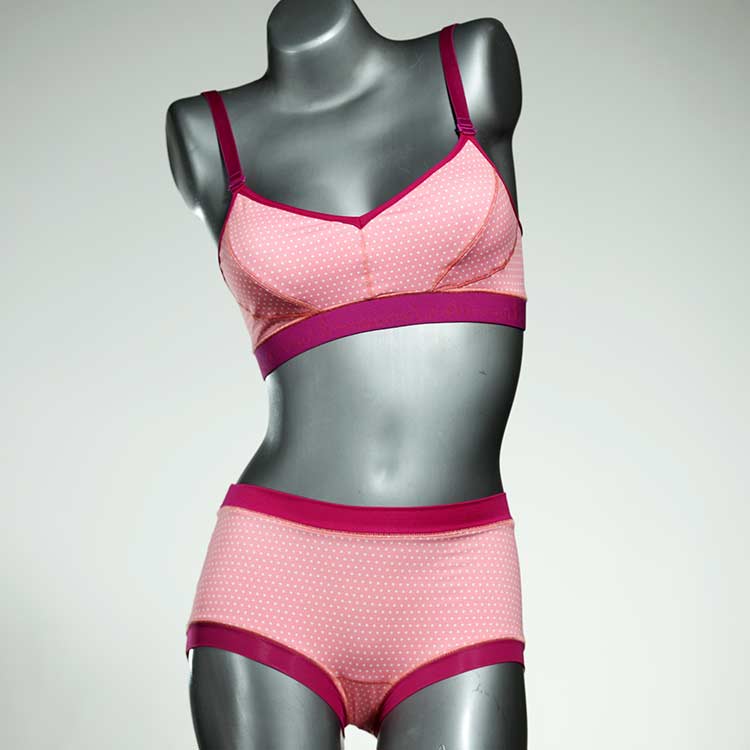 ökologische bunte gemusterte attraktive Bikini Set, sportliche Bademode für Damen