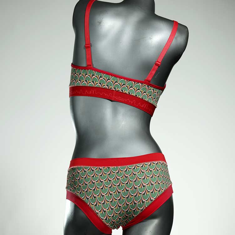 bequeme gemusterte bunte attraktive Bikini Set, sportliche Bademode für Damen thumbnail