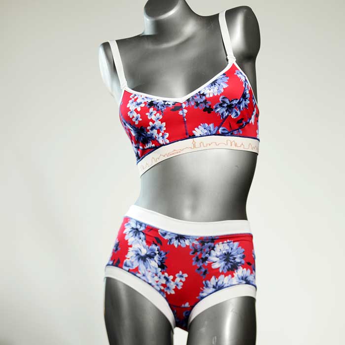 ökologische schöne bunte günstige Bikini Set, sportliche Bademode für Damen