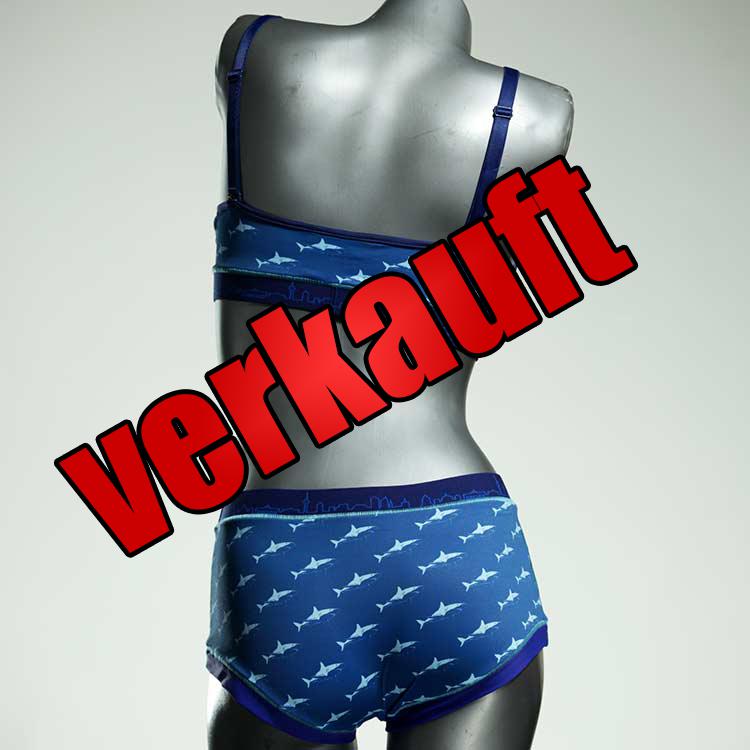 preiswerte nachhaltige gemusterte bunte Bikini Set, sportliche Bademode für Damen