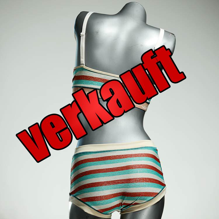 gemusterte günstige farbige sexy Bikini Set, sportliche Bademode für Damen