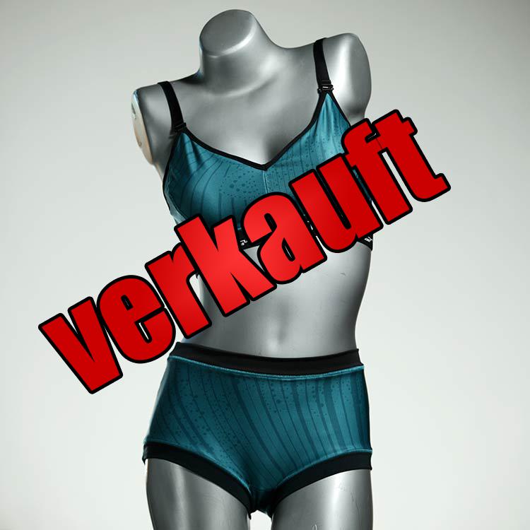 preiswerte handgemachte schöne nachhaltige Bikini Set, sportliche Bademode für Damen