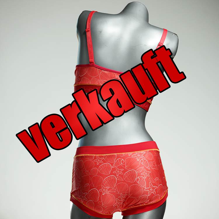 gemusterte süße farbige handgemachte Bikini Set, sportliche Bademode für Damen