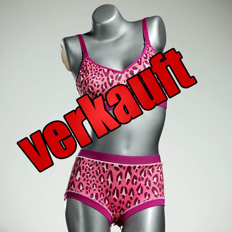 bequeme sexy gemusterte nachhaltige Bikini Set, sportliche Bademode für Damen